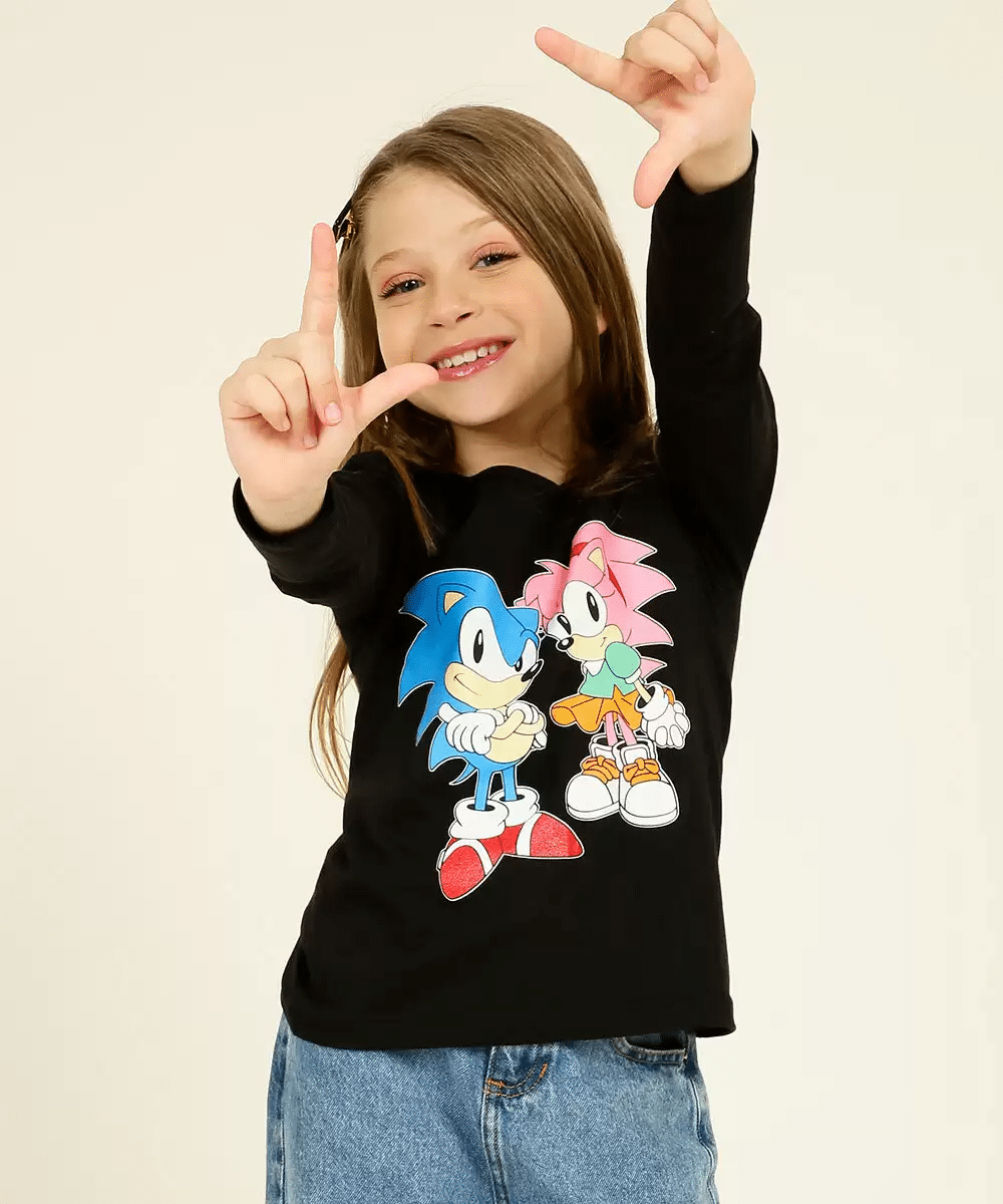 Marisa apresenta produtos para celebrar estreia de Sonic 2