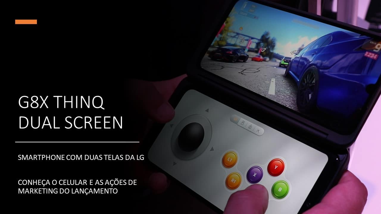 A LG lança no mercado brasileiro o G8X, um smartphone com duas telas.