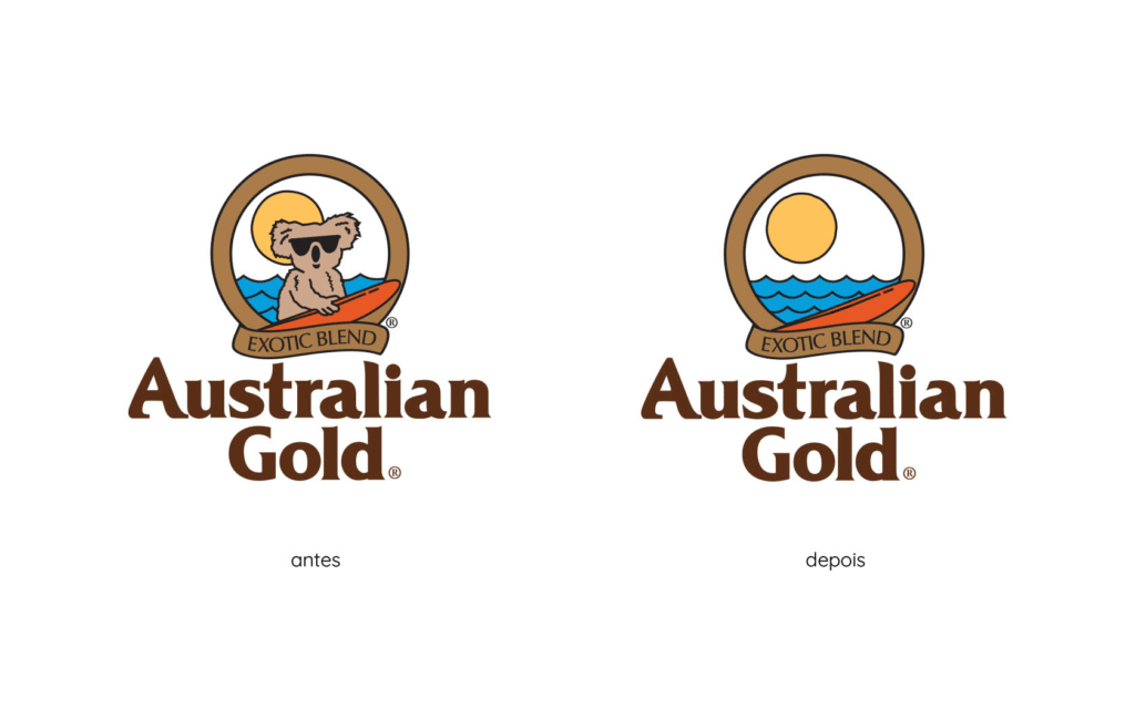Australian Gold tira o coala do seu logo