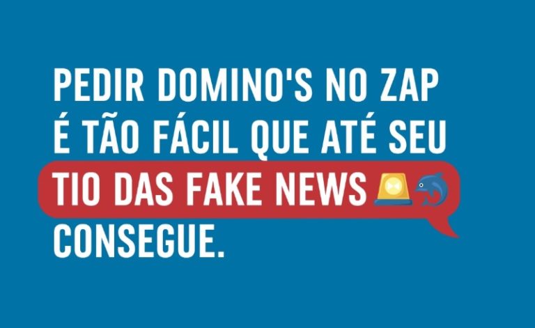 Pedidos da Domino´s podem ser feitos por Whatsapp