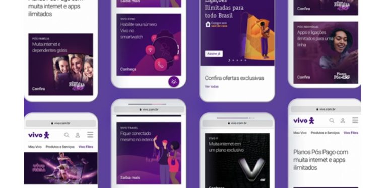 Nova campanha de Vivo traz site como protagonista.