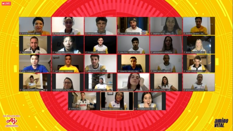 Atletas do time Ajinomoto participam de live