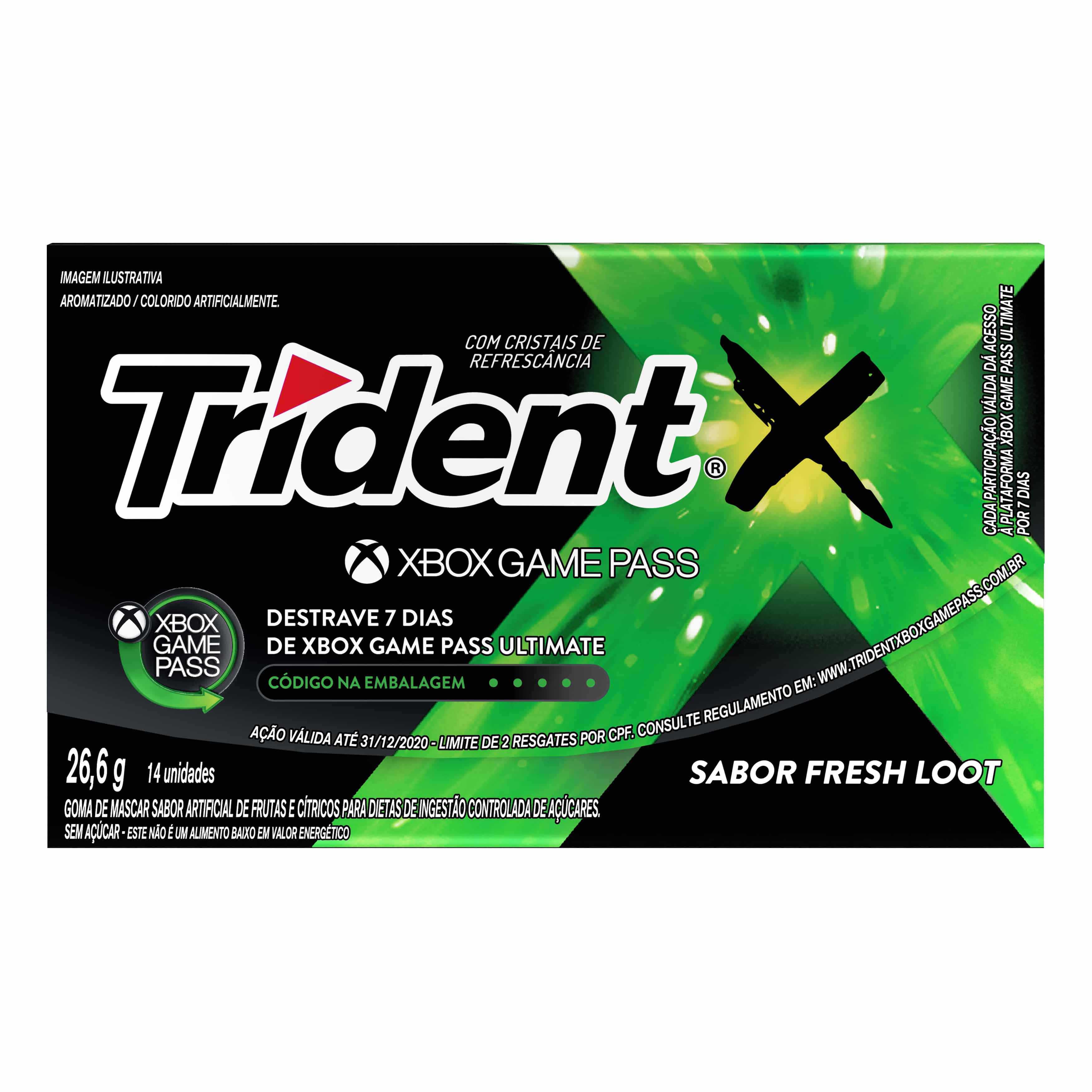 Trident faz parceria com Xbox e lança promoção para fãs de games