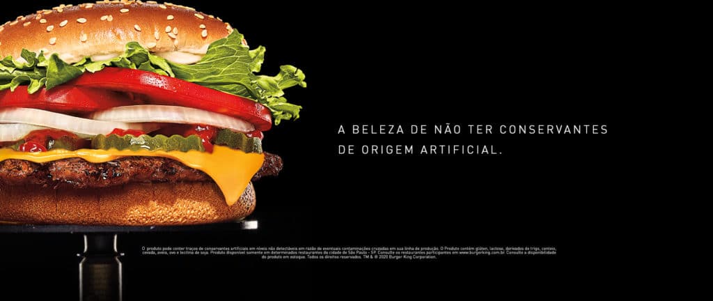 Burger King Brasil lança Whopper livre de conservantes de origem artificial, com campanha embalada pela música “Tudo Passa”, de Nelson Ned
