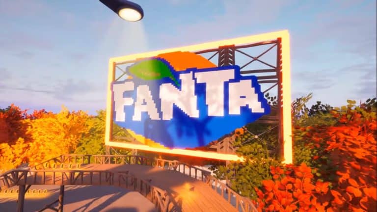 Fanta cria 2ª edição de mapa no Fortnite.