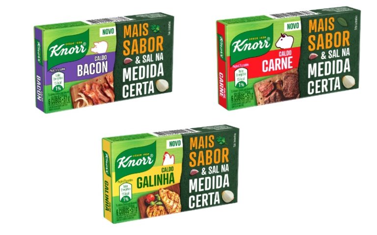 'O sabor ficou. E o sal, para onde foi?': Knorr apresenta linha Zero Sal.