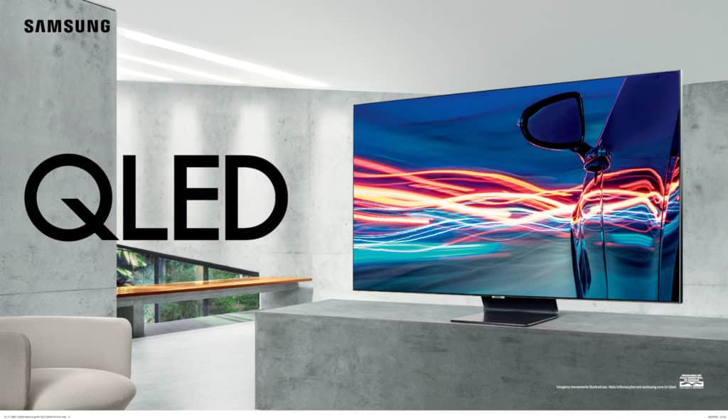 Samsung lança campanha para as TVs QLED 2020.