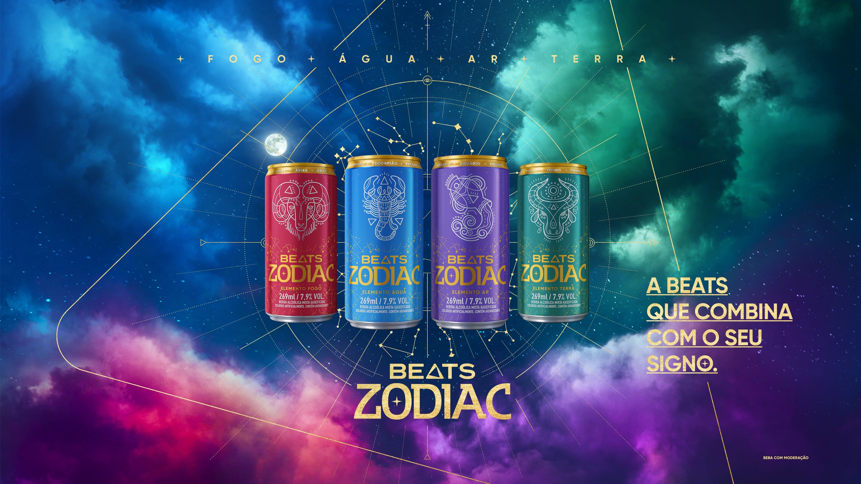 Beats lança novos sabores inspirados nos elementos do zodíaco