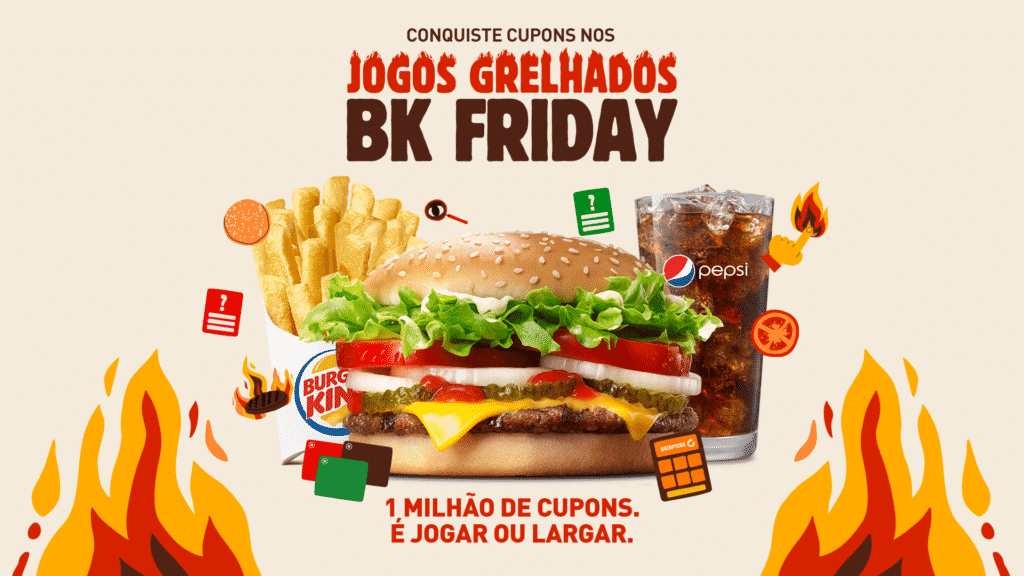 'Jogos Grelhados': Burger King anuncia a BK Friday.