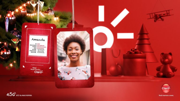 Natal 2020: Claro aproxima familiares mesmo à distância.