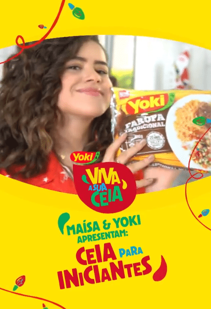 Yoki convida influenciadores para ceias de Natal temáticas com produtos da marca.