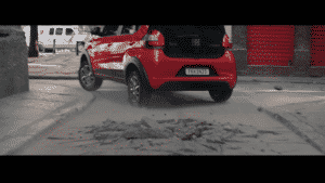 Fiat cria campanha do Mobi Trekking inspirada em filmes de ação.