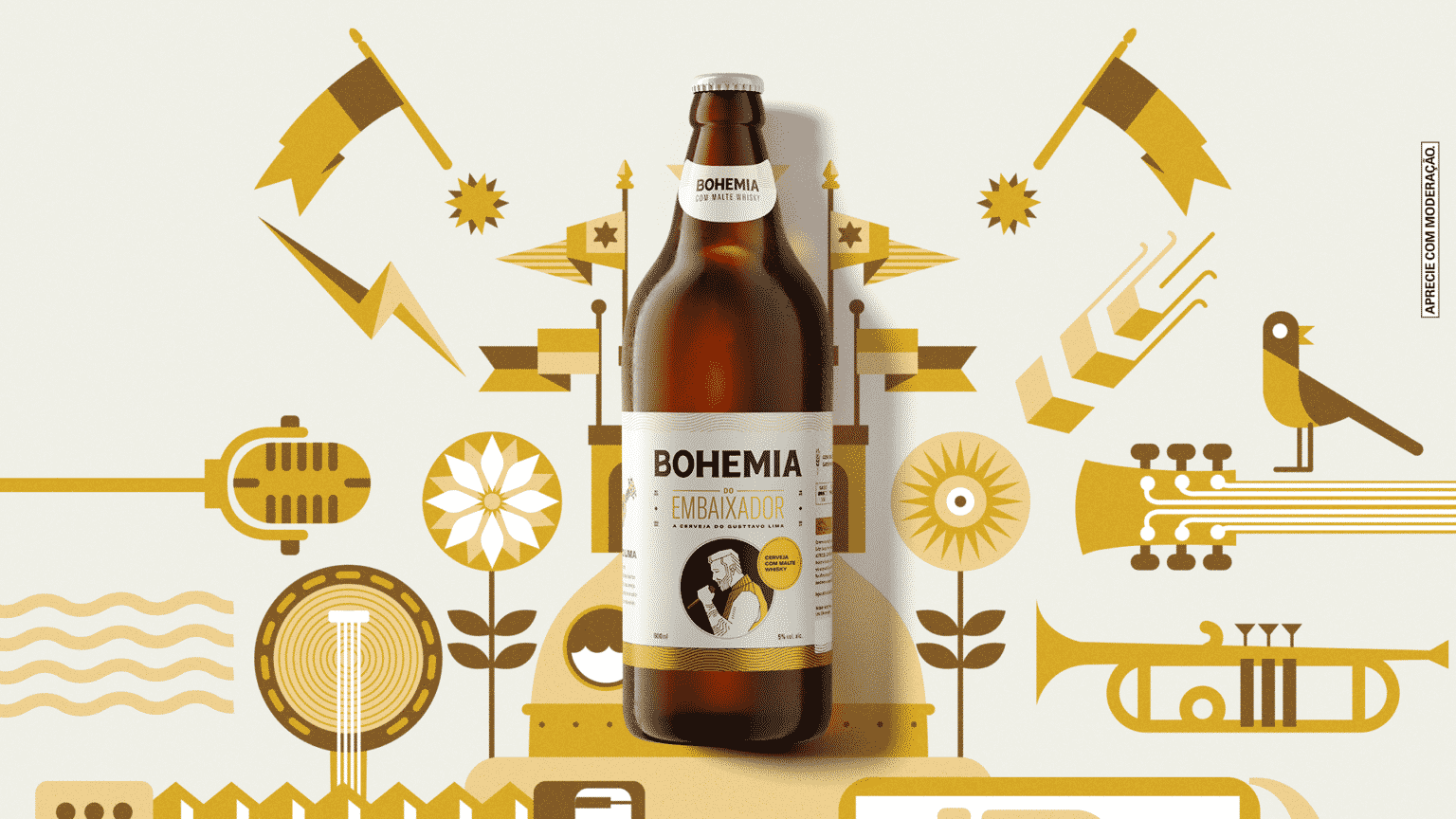 Cervejaria Bohemia Lança Bohemia Do Embaixador