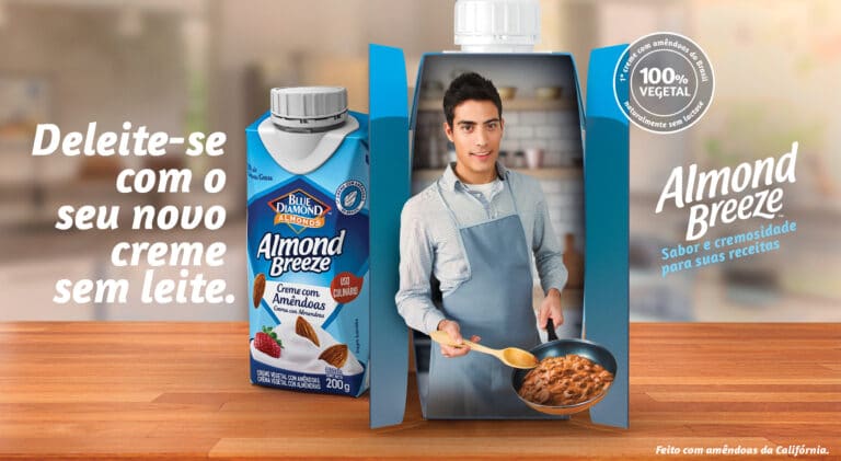 Almond Breeze amplia portfólio e lança Creme com Amêndoas além de um novo sabor.