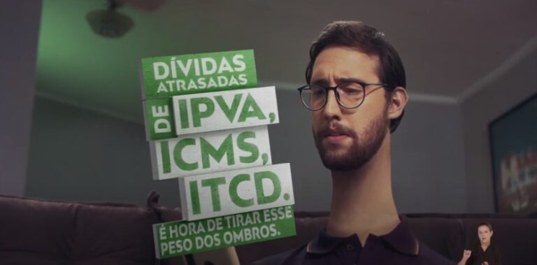 Governo de Goiás utiliza o bom humor para falar sobre endividamento.