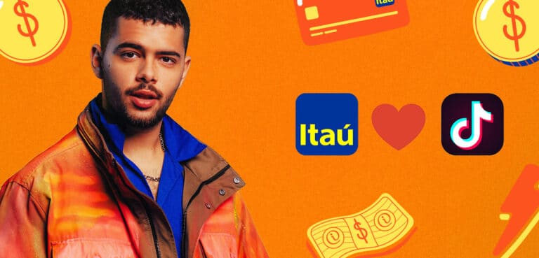 Itaú estreia no TikTok com jingle remixado pelo DJ Pedro Sampaio.