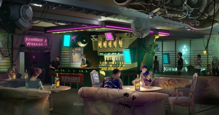 Johnnie Walker faz ativação no jogo Hydra 1008.