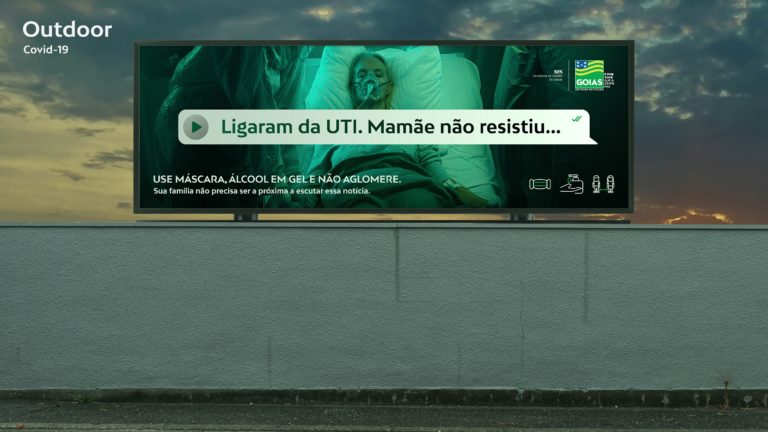 Propeg mostra o drama real de quem é infectado pela Covid.