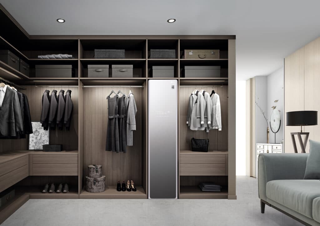 LG Styler: o closet inteligente que passa e higieniza roupas para você