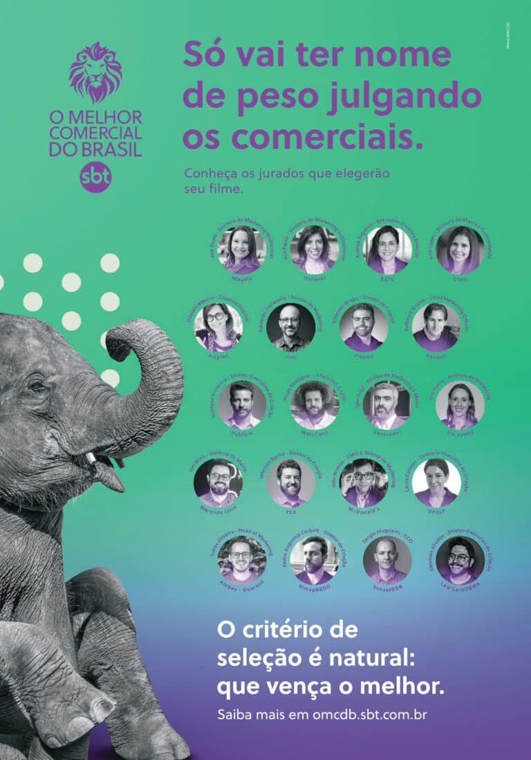 SBT apresenta júri do prêmio O Melhor Comercial do Brasil 2020.