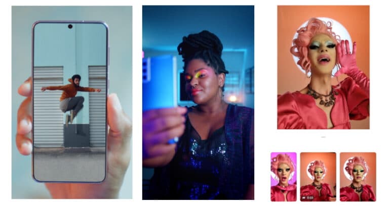 Samsung se inspira em challenges do TikTok para destacar recursos do Galaxy S21 5G.