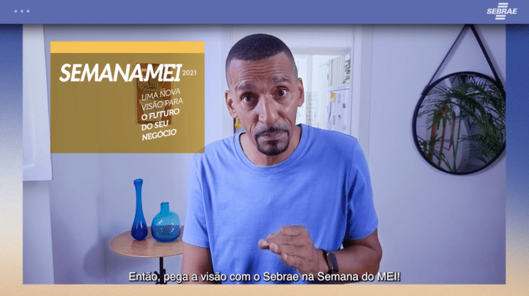 Sebrae traz Rick Chester para "passar a visão" sobre a Semana do MEI 2021