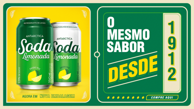 Soda Limonada traz nova identidade visual