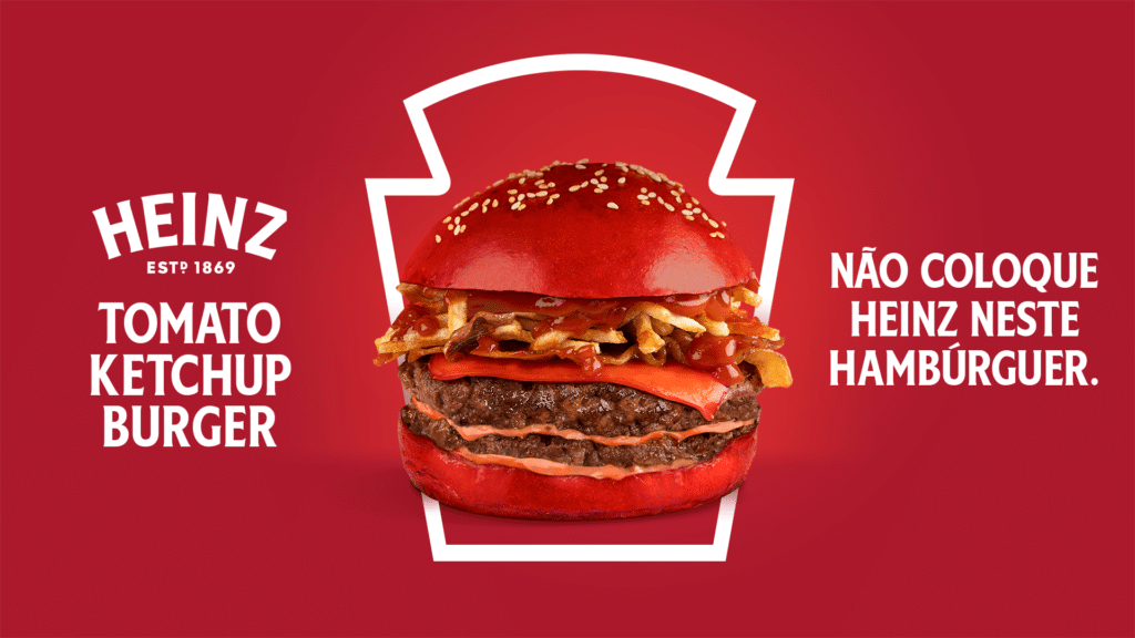 Heinz lança o Tomato Ketchup Burger