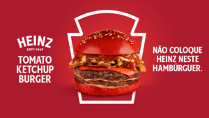 Heinz lança o Tomato Ketchup Burger