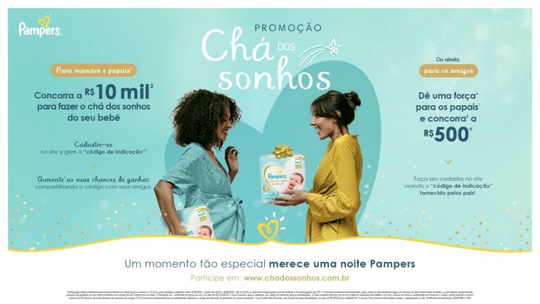 Pampers apresenta promoção: Chá dos Sonhos