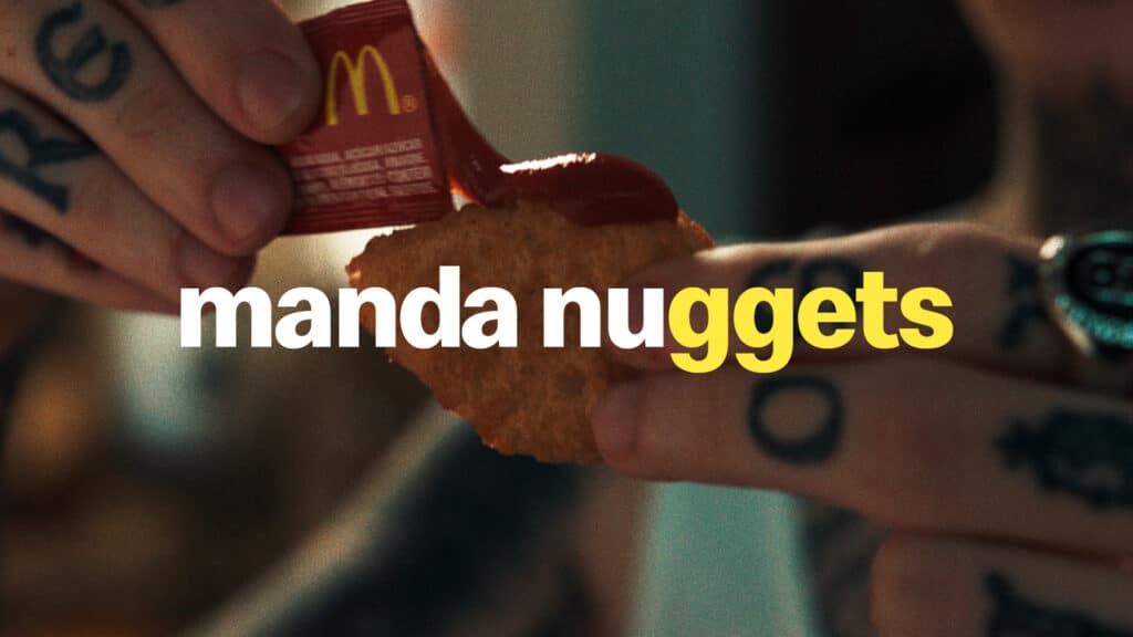 Os McNuggets ganham status de protagonista quando o assunto é Méquizice. O objetivo da campanha é mostrar que tem muitas formas de se comer o McNuggets.