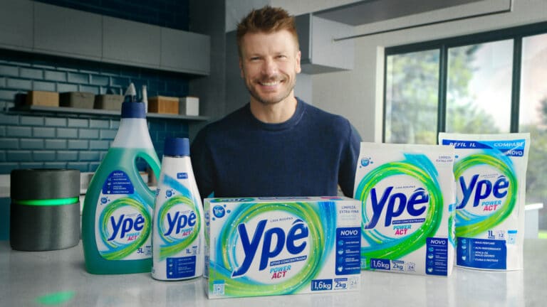 Rodrigo Hilbert estreia em nova campanha da Ypê