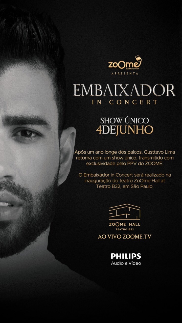 A Philips Áudio e Vídeo, marca do Grupo TPV, anuncia mais um patrocínio: o Zoome Hall at Teatro B32, primeiro teatro com conceito híbrido na América Latina.
