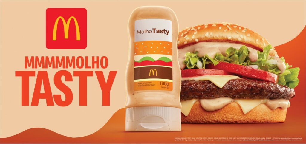 McDonald's lança edição limitada do molho Tasty com pré-venda para fãs.