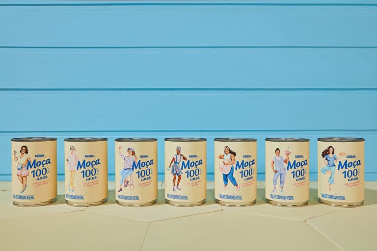 Leite Moça retira camponesa das latas