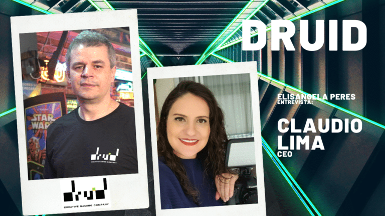 Agência DRUID - "Não interromper o gameplay é o principal mandamento de qualquer ativação de marca" Elisangela Peres entrevista Claudio Lima