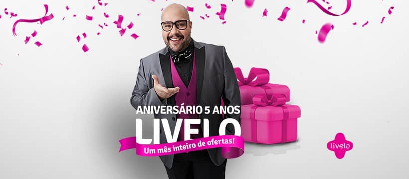 Tiago Abravanel brilha em campanha de aniversário de cinco anos da Livelo