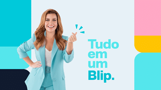 Fernanda Souza protagoniza campanha da Take Blip