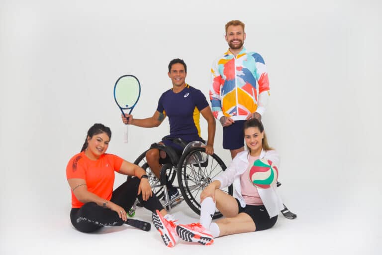 Paratletas Vinícius Rodrigues, Gustavo Carneiro, Edwarda de Oliveira e Luiza Fiorese passam a integrar o time de representantes da ASICS.