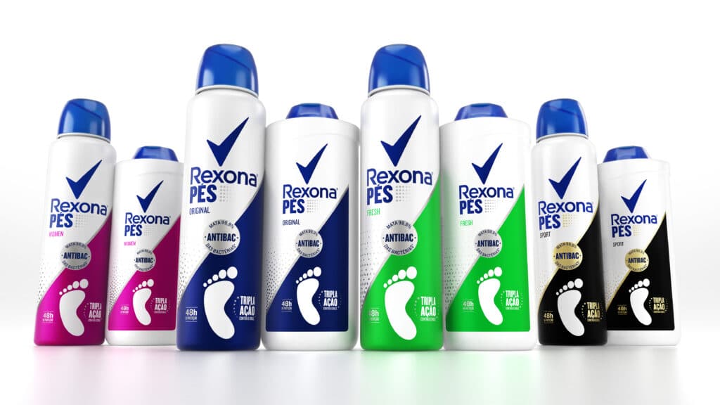 A Rexona apresenta sua nova linha voltada para os pés. São oito produtos com mais eficácia para acabar com o mau odor e suor nos pés.
