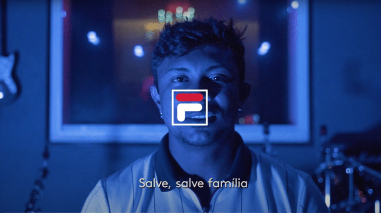 Fila fecha parceria com Rapper Xamã