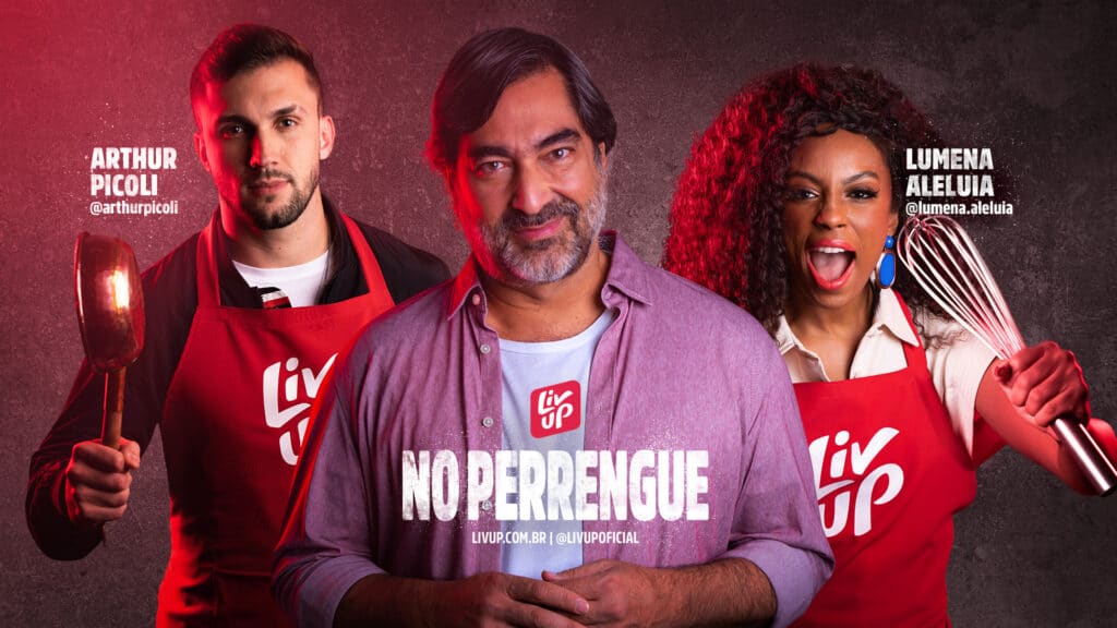 A Liv Up lança uma nova campanha "No Perrengue", inspirda no universo dos reality shows, e conta com participações de Zeca Camargo e ex-BBBs.