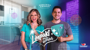 A Condor lança, com a participação de Maria Cecília & Rodolfo, campanha publicitária de sua nova marca de acessórios de limpeza, a Limpaki.