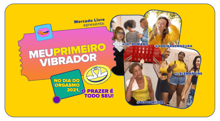 Mercado Livre recria clássico e dá cupom para incentivar Meu Primeiro Vibrador.