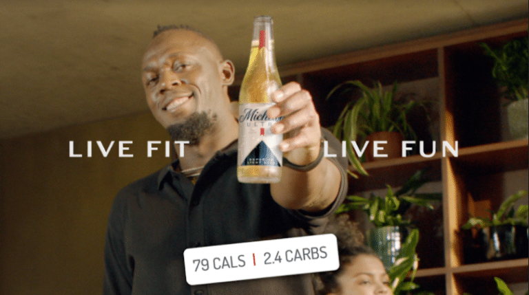 Michelob Ultra anuncia Usain Bolt como embaixador.