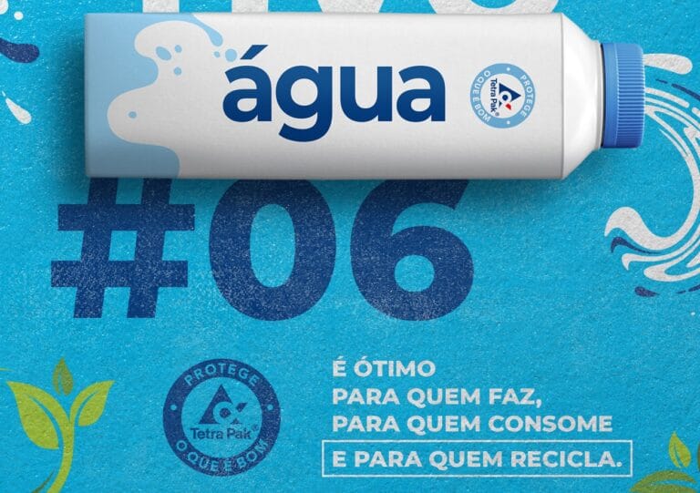 A Tetra Pak, junto com a 35, faz um convite para as empresas de bens de consumo considerarem o envase e consumo de água mineral em caixinha.