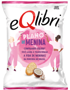 eQlibri lança Panetini sabor Coco em parceria com o Instituto Plano de Menina.
