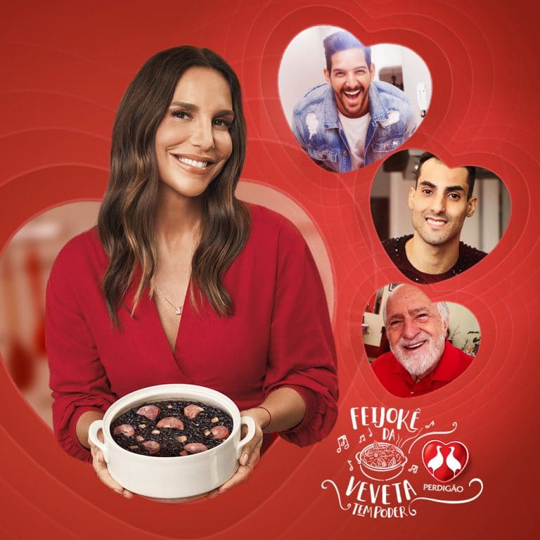 A Perdigão promove, em continuidade à campanha “O Sabor de Perdigão tem Poder”, o Feijokê da Veveta, ação inédita com Ivete Sangalo.