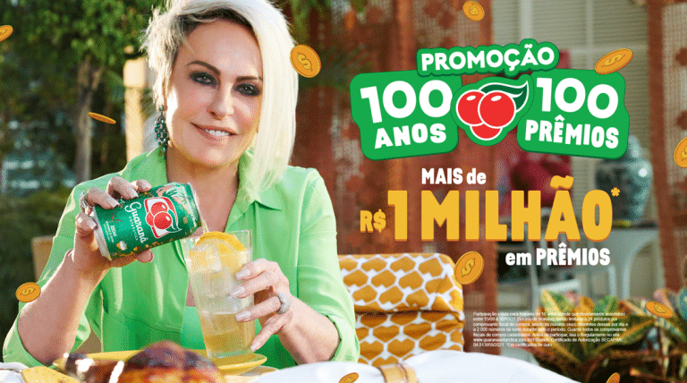 Guaraná Antarctica e Ana Maria Braga se unem para distribuir mais de R$ 1 milhão em prêmios.
