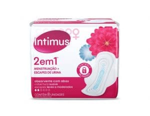 Intimus anuncia um lançamento inédito no mercado brasileiro: a linha Intimus 2 em 1, com absorvente para menstruação e protetor diário.